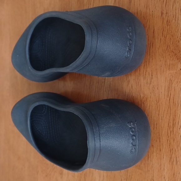 CROCS - SLIP-ON W9 Ballet "At Work" Black Flats Non-marking. Slip resistant - Picture 4 of 9